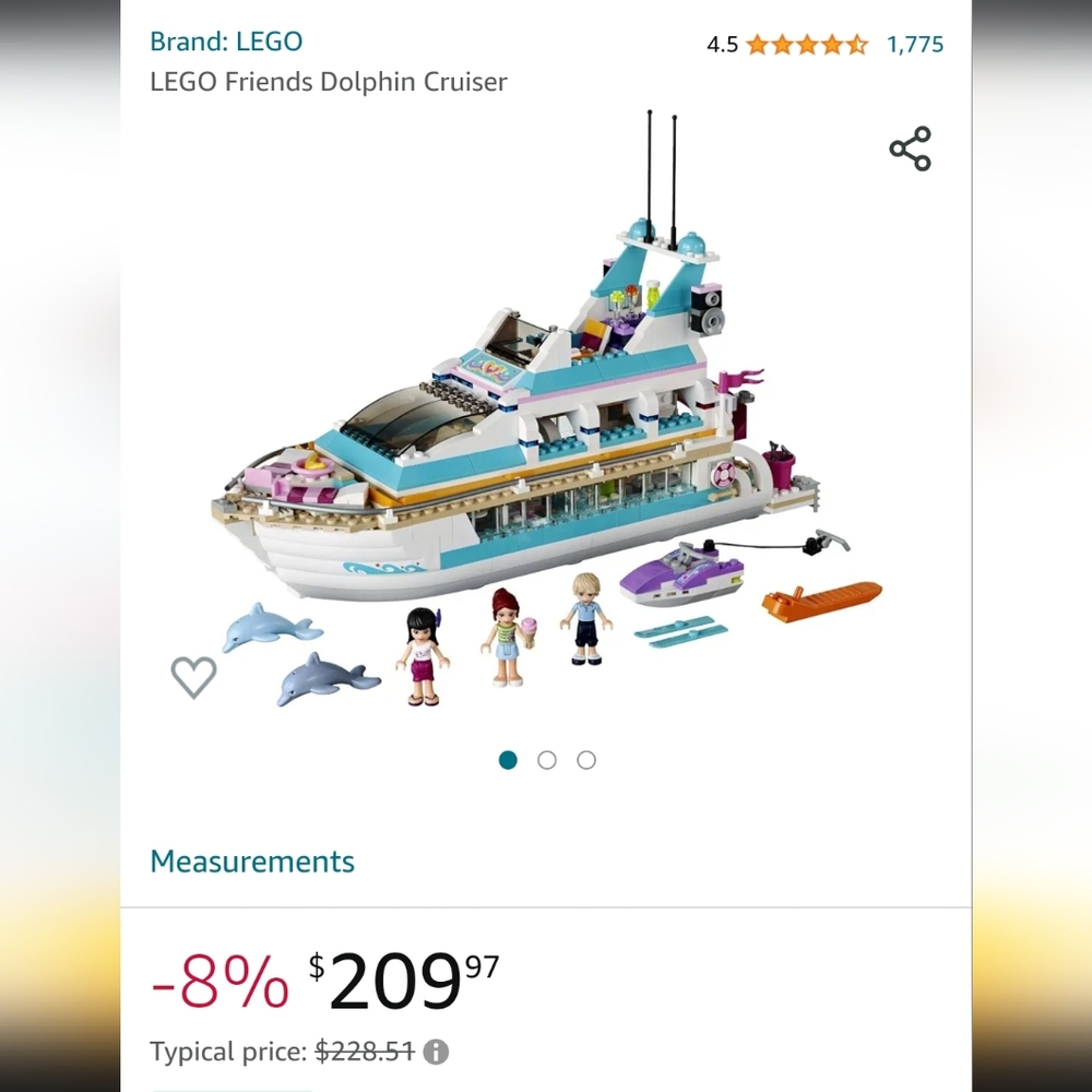 Lego Friends Dolphin Cruiser Set - Kit 41015 - Picture 13 of 16